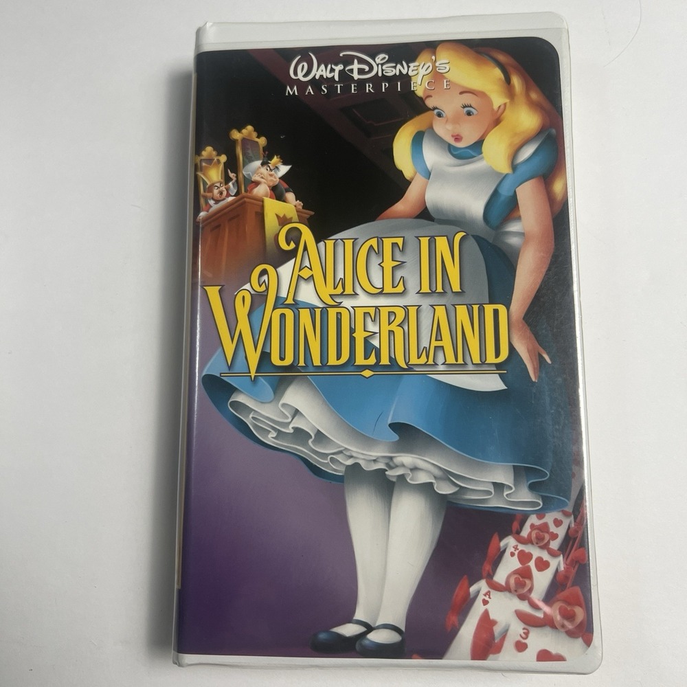 Alice in Wonderland (VHS Tape, 1997, Walt Disney Home Entertainment)